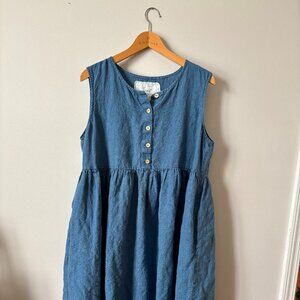 NotPerfectLinen Sleeveless Maxi Mama dress